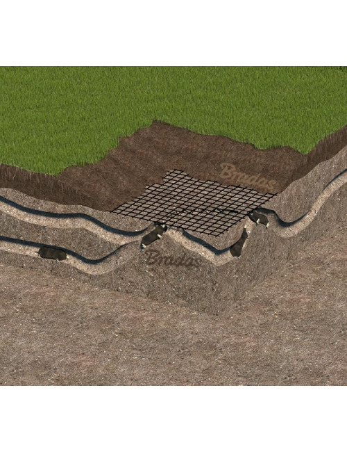 SIATKA UNIWERSALNA NA KRETY 1,00m x 50mb (26g m2)