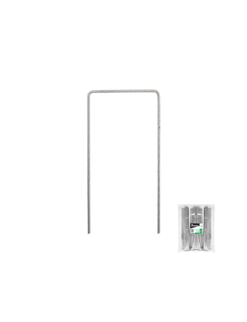 SZPILKA DO AGROTKANIN METALOWA 3cm x 15cm 100szt.