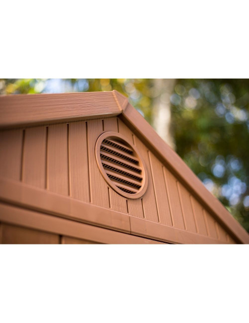 KETER DOMEK NARZĘDZIOWY OGRODOWY DARWIN 6x6 SZARY190 x182 x 221cm