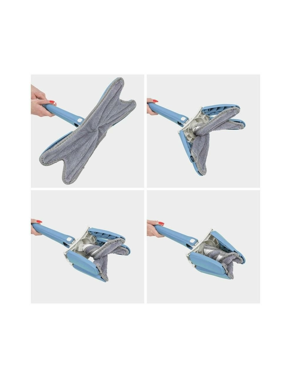 MOP PODŁOGOWY WYCISKANY TYPU X ISMA NIEBIESKI