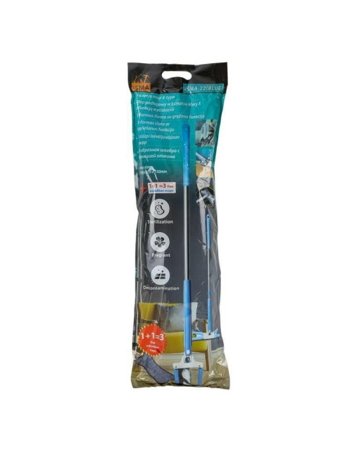 MOP PODŁOGOWY WYCISKANY TYPU X ISMA NIEBIESKI