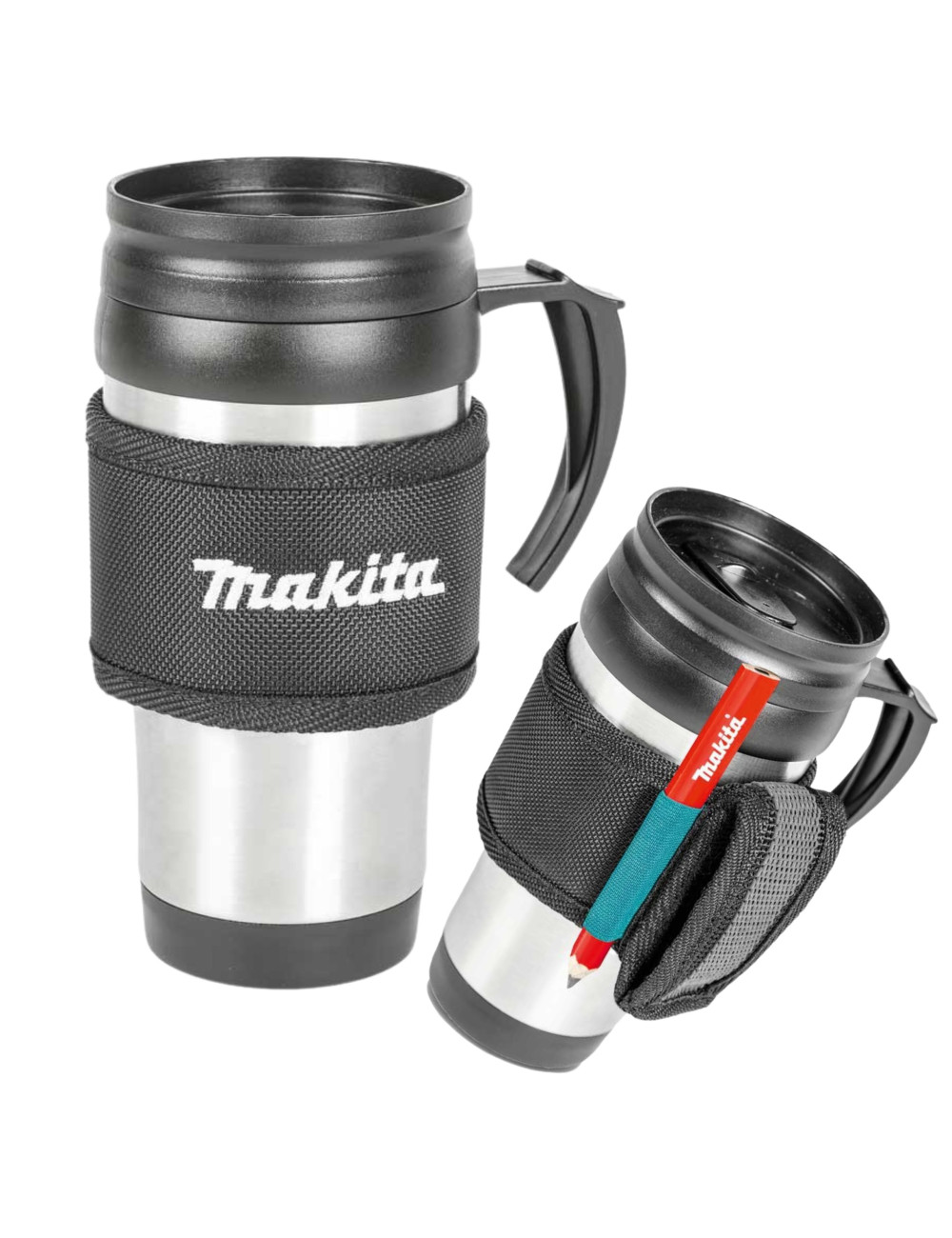 Kubek Termiczny z Uchwytem 400 ml Makita E-15578 | Klips do Paska