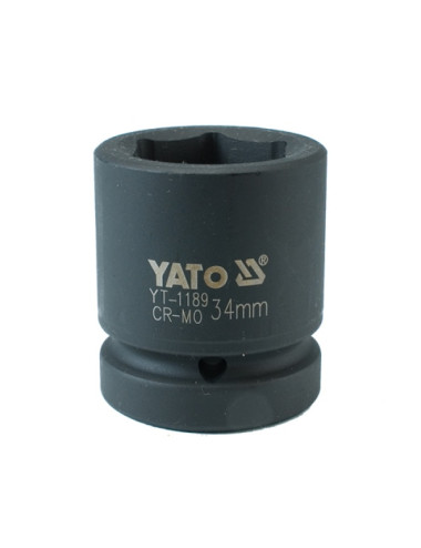 YATO NASADKA UDAROWA SZEŚCIOKĄTNA 1" KRÓTKA 34mm