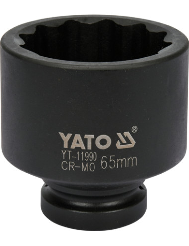 YATO NASADKA UDAROWA DWUNASTOKĄTNA 1" KRÓTKA DO PIAST 65mm