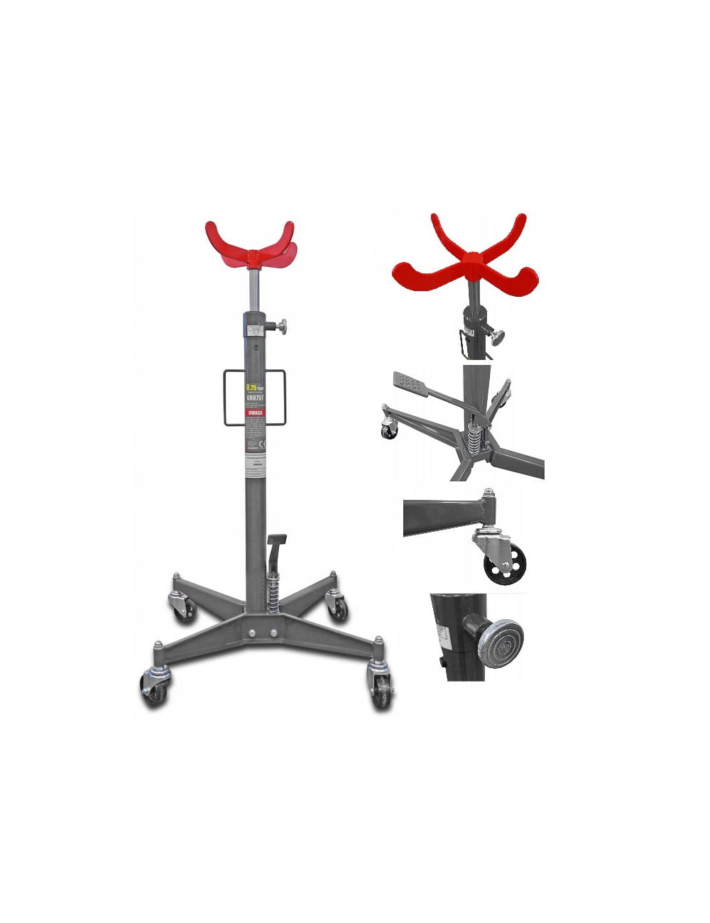 PODNOŚNIK SKRZYNI BIEGÓW 0,75T GRUBBER