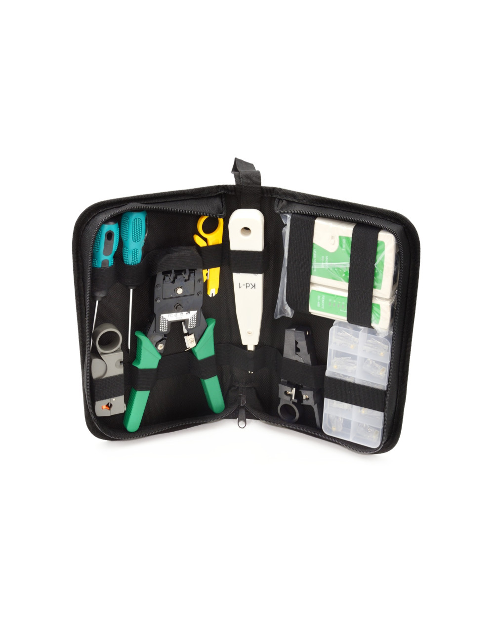 ZESTAW NARZĘDZI SIECIOWYCH RJ45 GEKO