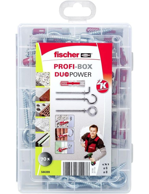 FISCHER ZESTAW KOŁKÓW PROFIBOX DUOPOWER + HAKI