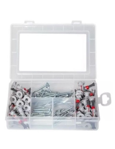 FISCHER ZESTAW KOŁKÓW PROFIBOX DUOPOWER + WKRĘTY + HAKI