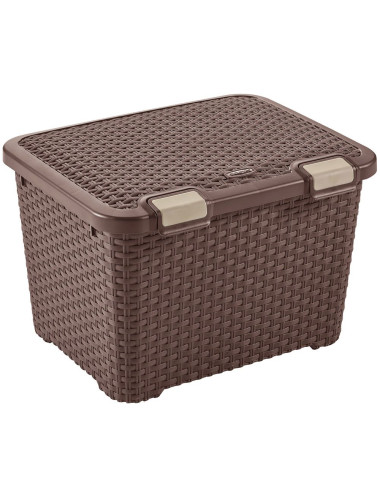 CURVER POJEMNIK DO PRZECHOWYWANIA 43L CIEMNY BRĄZ