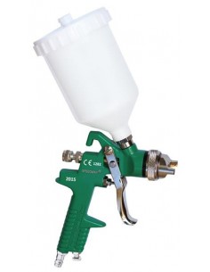 PISTOLET LAKIERNICZY Z GÓRNYM ZBIORNIKIEM SPEEDWAY HVLP 1,3mm ZIELONY NISKOCISNIENIOWY