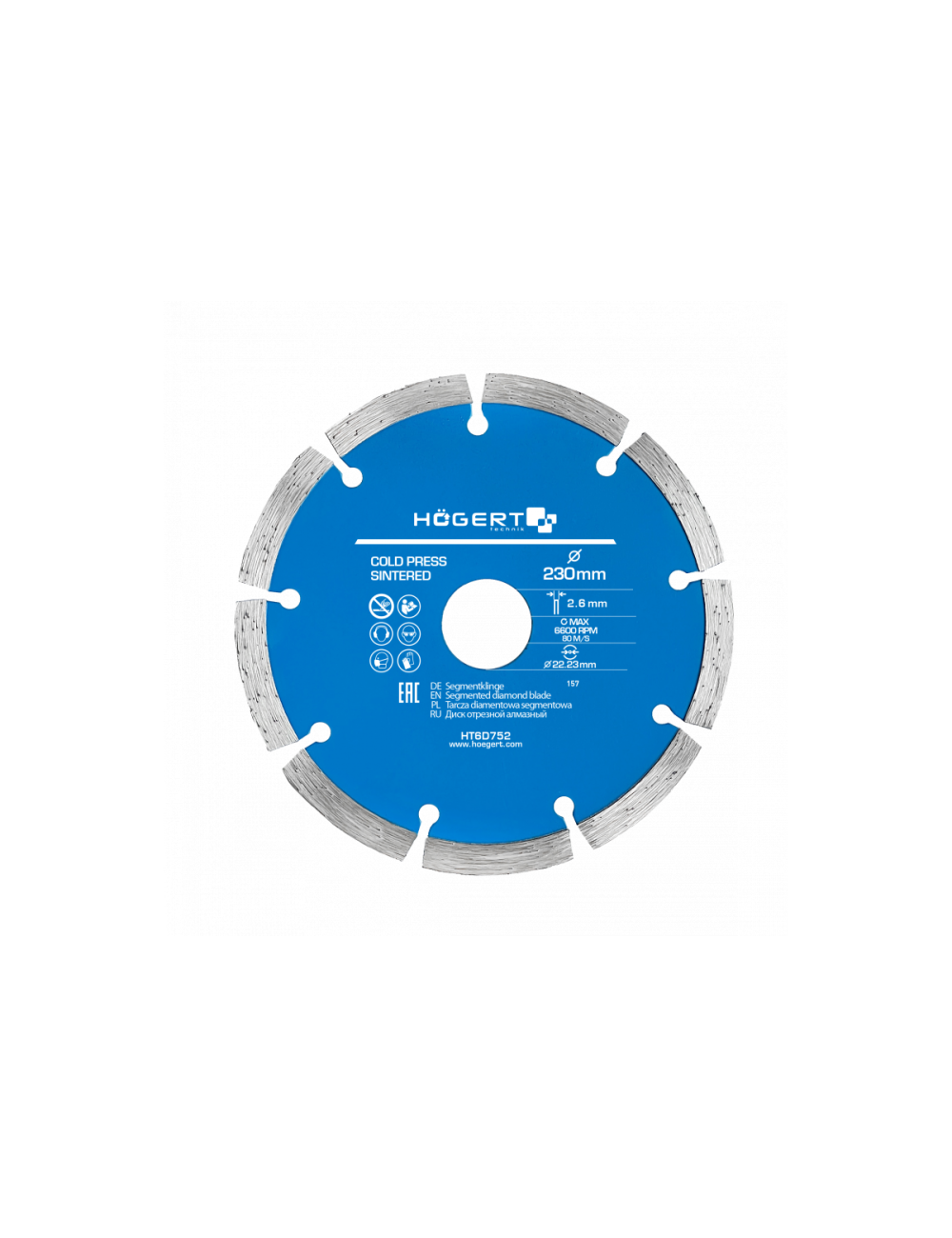 HOEGERT TARCZA DIAMENTOWA 230x22,2 SEGMENTOWA
