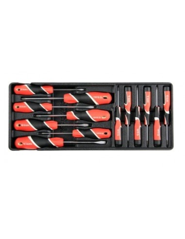 YATO WKRĘTAKI KOMPLET 13cz. WKŁAD DO SZAFKI      55455