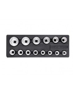 YATO ZESTAW KLUCZY NASADOWYCH 3/4"  14 elem. (19 - 55mm) WKŁAD DO SZAFKI YT-55457