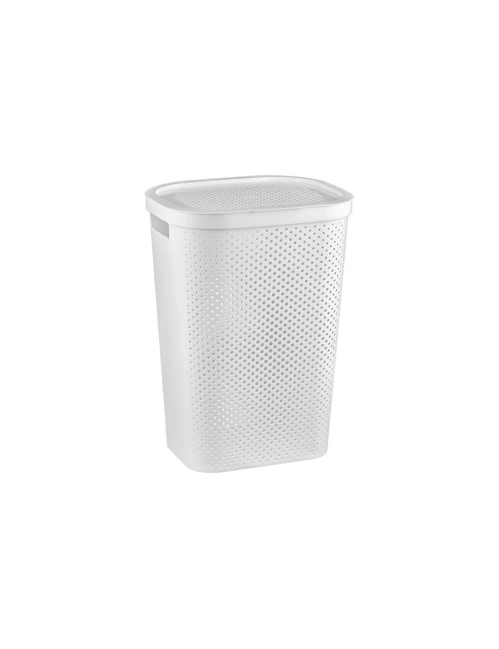 CURVER KOSZ NA PRANIĘ BIELIZNĘ INFINITY 60L BIAŁY