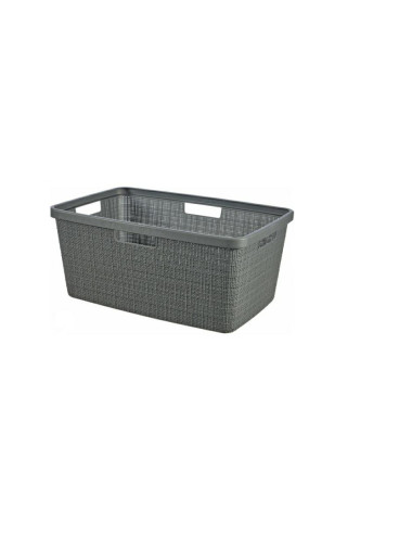 CURVER KOSZ NA PRANIĘ DO MAGLA JUTE 46L CIEMNY SZARY