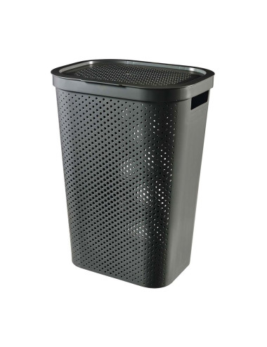 CURVER KOSZ NA BIELIZNĘ INFINITY RECYCLED 60L CIEMNY SZARY