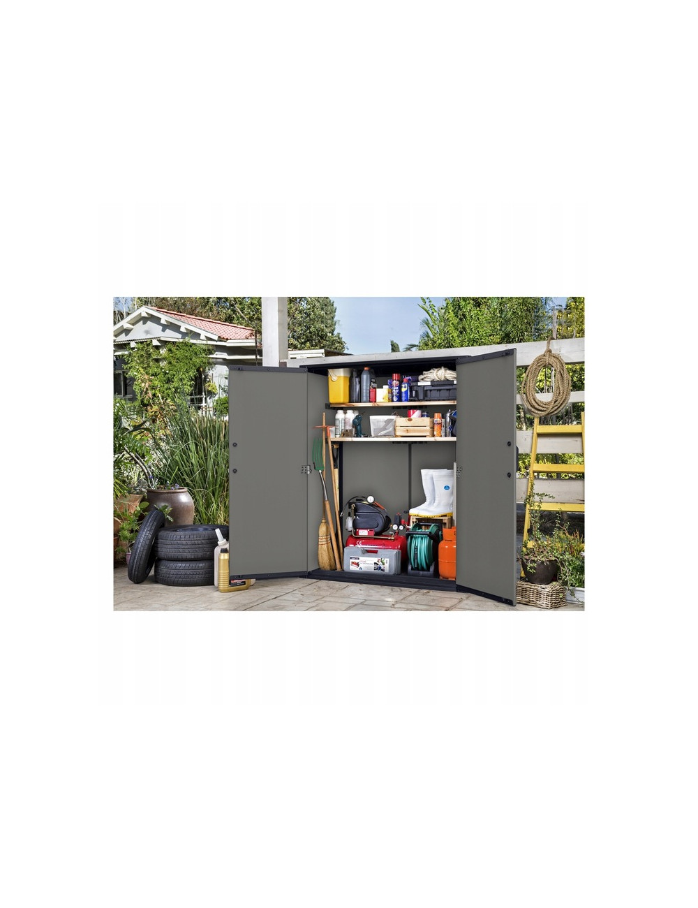 DOMEK SCHOWEK OGRODOWY KETER 140x73,6x170,4cm Premier TALL