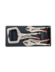 YATO SZCZYPCE SAMOZACISKOWE KOMPLET 3 elem. WKŁAD DO SZAFKI  55472