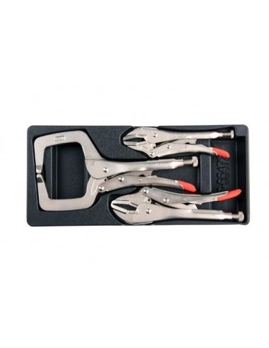 YATO SZCZYPCE SAMOZACISKOWE KOMPLET 3 elem. WKŁAD DO SZAFKI  55472