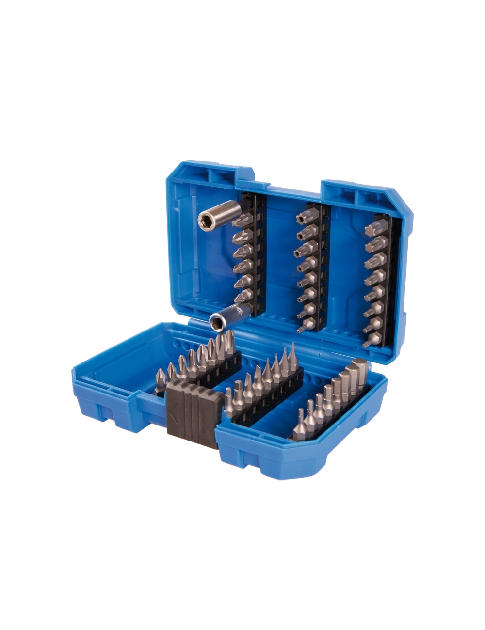 ZESTAW BITÓW 1/4" 49cz. KING TONY Z UCHWYTEM 2141 + 750-50A, PŁASKIE, PH, PZ, HEX, TORX Z OTWOREM, KWADRAT