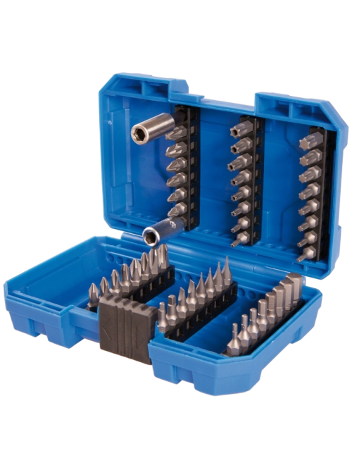 ZESTAW BITÓW 1/4" 49cz. KING TONY Z UCHWYTEM 2141 + 750-50A, PŁASKIE, PH, PZ, HEX, TORX Z OTWOREM, KWADRAT