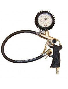 BETA PISTOLET DO POMPOWANIA Z MANOMETREM OPON ZAKRES 0-10 BAR, 25/D-RB 15, SKALA W BAR/PSI HOMOLOGACJA