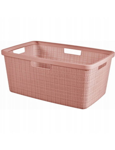 CURVER KOSZ NA PRANIE MAGLA 46L PUDROWY RÓŻ