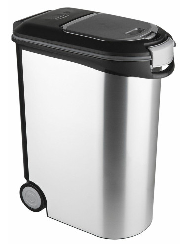 CURVER POJEMNIK DO PRZECHOWYWANIA KARMY 20KG 54L SREBRNY