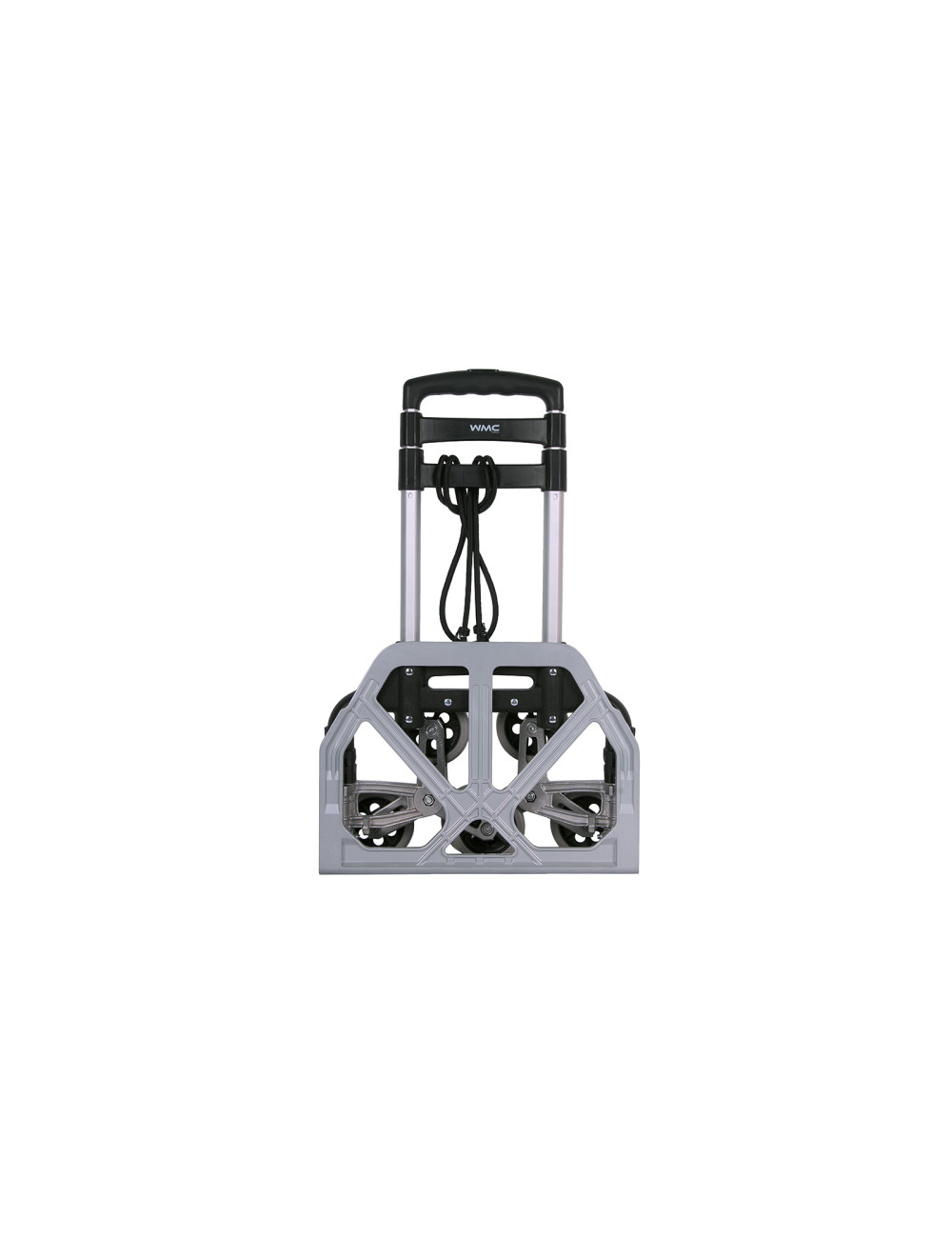 WÓZEK SKŁADANY Z TELESKOPOWĄ RĄCZKĄ WMC