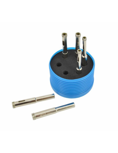 AWTOOLS ZESTAW KORON DO GRESU kpl.6szt. (2x6mm, 8, 10mm) DO PRACY NA SUCHO/MOKRO