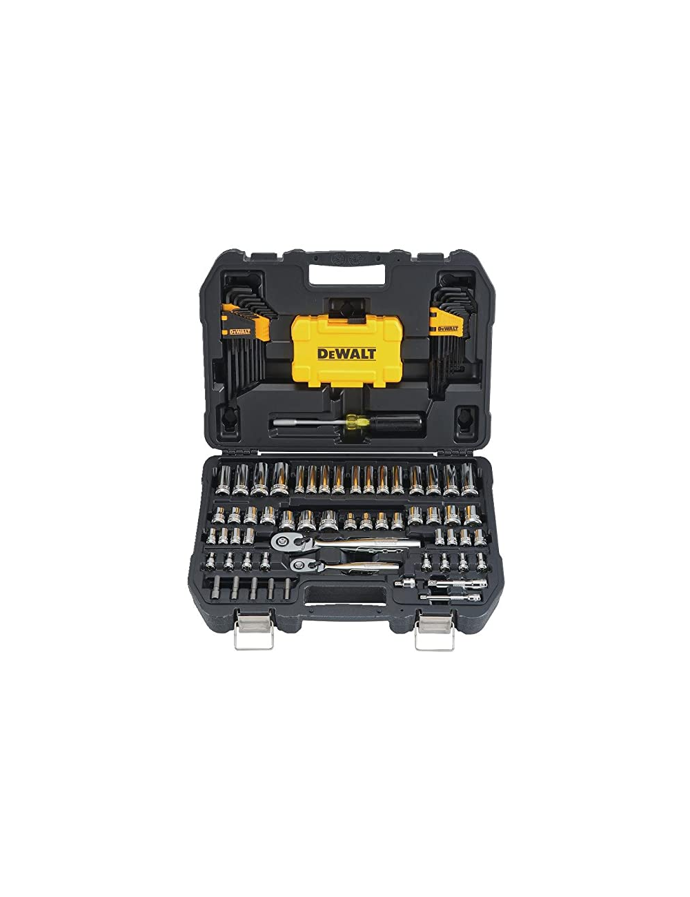 ZESTAW 108 SZT. NARZĘDZI Z NASADKAMI DEWALT DWMT73801-1