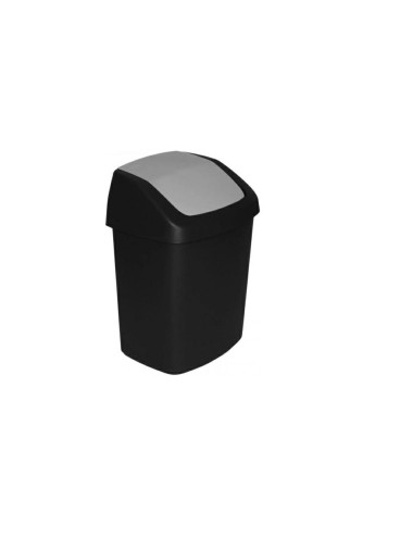 CURVER KOSZ NA ŚMIECI 15L CZARNY SREBRNY