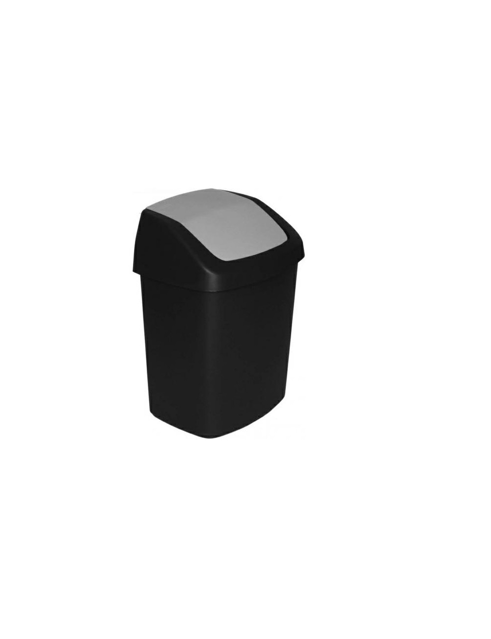 CURVER KOSZ NA ŚMIECI 15L CZARNY SREBRNY