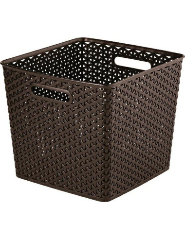 CURVER KOSZYK KWADRATOWY 25L CIEMNY BRĄZ