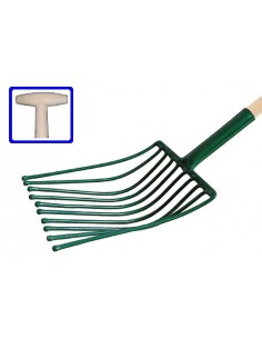 KARD WIDŁY DO ZIEMNIAKÓW 10-ZĘBÓW Z TRZONKIEM TYPU "T" 100cm