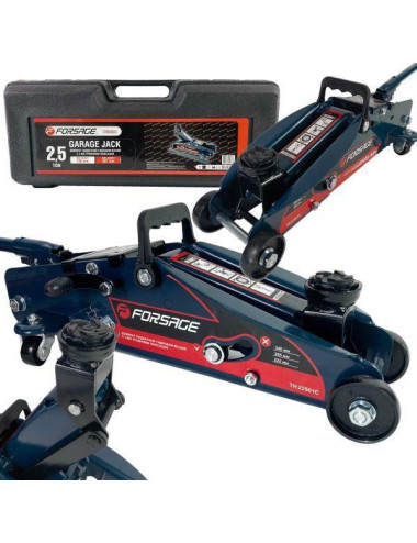 FORSAGE DŹWIGNIK PODNOŚNIK ŻABA 2,5T BLOKADA + WALIZKA