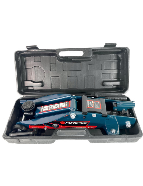 FORSAGE DŹWIGNIK PODNOŚNIK ŻABA 2,5T BLOKADA + WALIZKA