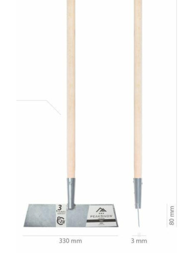 PROSPERPLAST SKUWACZ ZBIJAK DO LODU ICE3 33cm