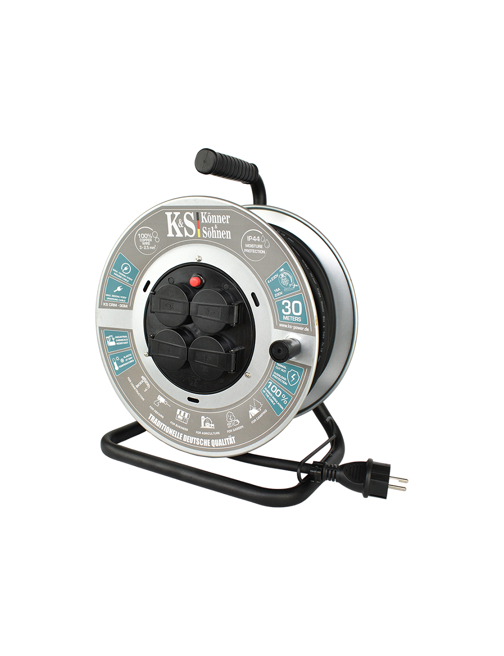 K&amp;S KONNER &amp; SOHNEN PRZEDŁUŻACZ BĘBNOWY CRM-30M