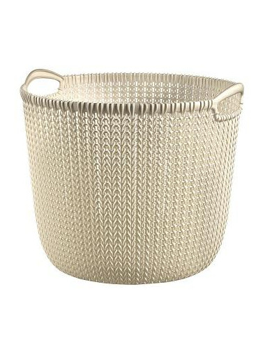 CURVER KOSZYK OKRĄGŁY L 30L KREMOWY