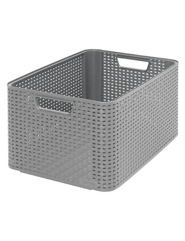 CURVER KOSZYK L 30L JASNY SZARY