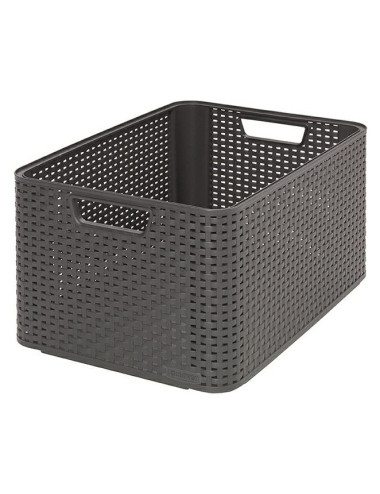 CURVER KOSZYK L 30L CIEMNY SZARY