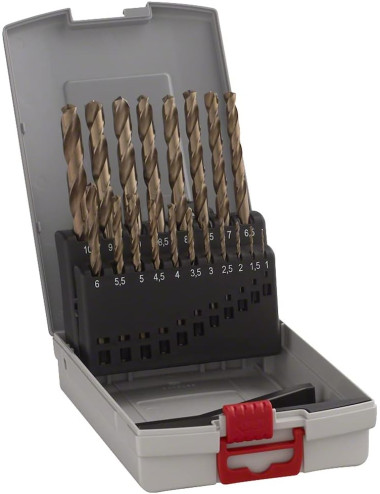 BOSCH WIERTŁO METAL HSS-CO 19szt. 1-10mm