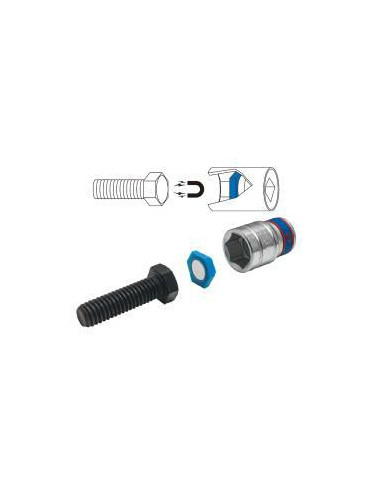 KING TONY WKŁĄDKI MAGNETYCZNE DO NASADEK 8-19mm 11cz.