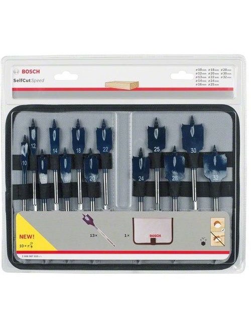 BOSCH WIERTŁO ŁOPATKOWE - KOMPLET 13szt.