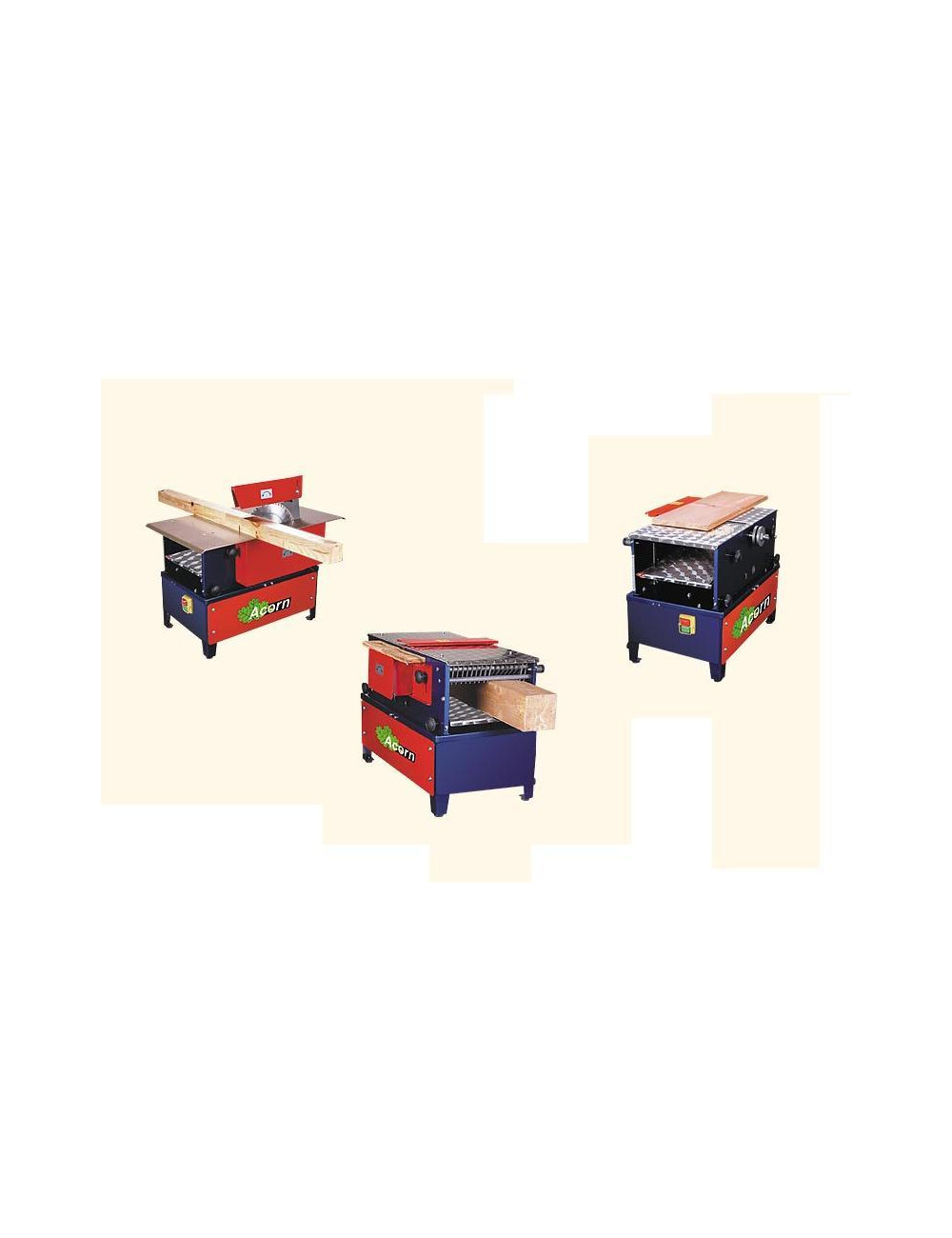 ACORN OBRABIARKA 3-FUNKCYJNA DO DREWNA W4 94-02 - 3,0KW 230V