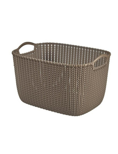 CURVER KOSZYK PROSTOKĄTNY L 19L BRĄZOWOSZARY