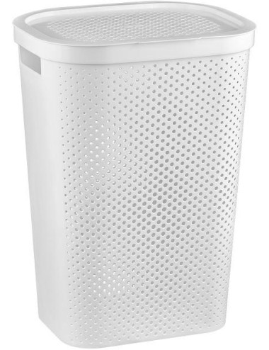 CURVER KOSZ NA BIELIZNĘ INFINITY RECYCLED 60L BIAŁY