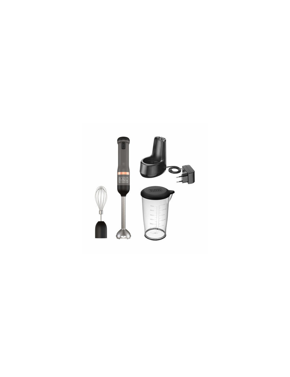 BLACK + DECKER BLENDER 7,2V 2w1 GREY BCKM1012KG