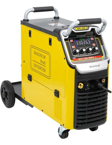 SPAWARKA INWERTEROWA MIG-330 MMAV2 IGBT 4X4, 330A 60%, 400V, MB24 5, GP50, MIT, KABLE,MMA,WĘŻYK,W16 5P
